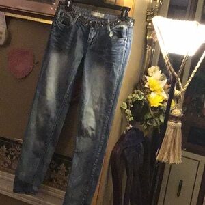 No Boundaries Blue Skinny Jeans Classic Style